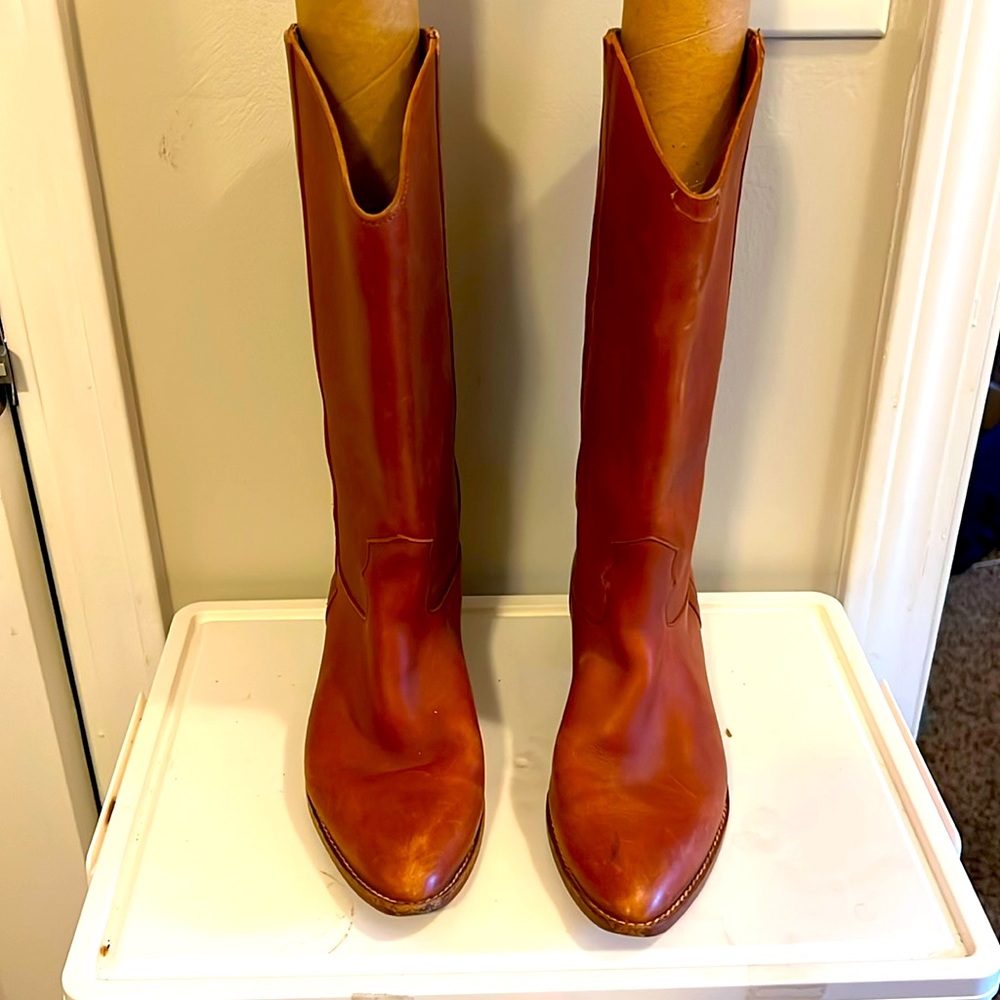 Genuine Leather Cowboy Boots